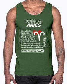 aries 137#- aries- Cotton Tank