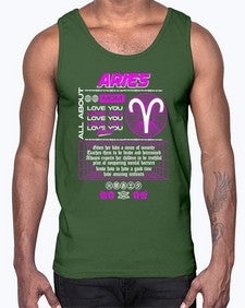 aries 138#- aries- Cotton Tank