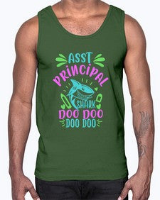 asst principal shark doo doo 4#- principal- Cotton Tank
