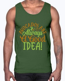 avocados are always a good idea 31#- Avocado- Cotton Tank