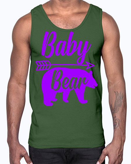 baby bear 13#- bears - animals- Cotton Tank