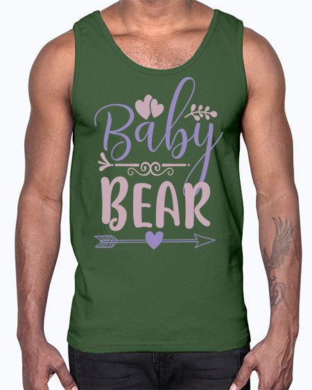 baby bear 7#- bears - animals- Cotton Tank