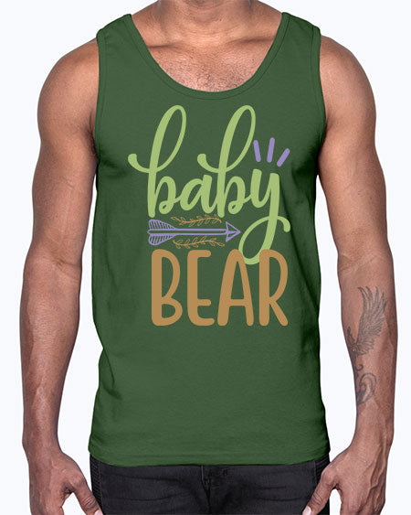 baby bear 9#- bears - animals- Cotton Tank