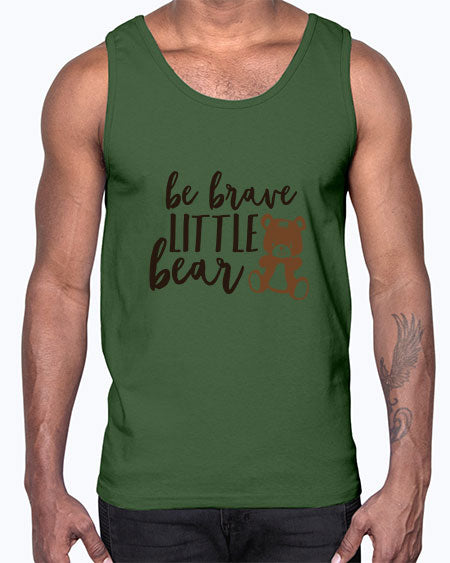 be brave little bear png 29#- bears - animals- Cotton Tank