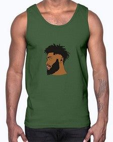black man style 3#- black boys or men- Cotton Tank
