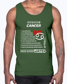 cancer 175#- cancer- Cotton Tank