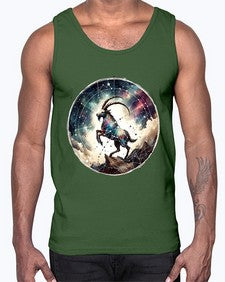 capricorn 202#- capricorn- Cotton Tank