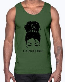 capricorn 204#- capricorn- Cotton Tank