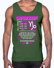 capricorn 208#- capricorn- Cotton Tank