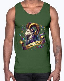 capricorn 209#- capricorn- Cotton Tank