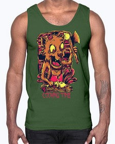 cooking time 341#- art pop art- Cotton Tank