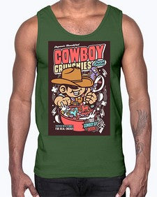 cowboy crunchies 345#- western- Cotton Tank