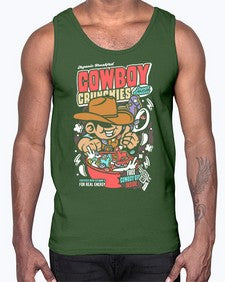 cowboy crunchies 346#- western- Cotton Tank