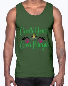 create your own magic 83#- unicorn- Cotton Tank