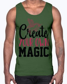 create your own magic 87#- unicorn- Cotton Tank