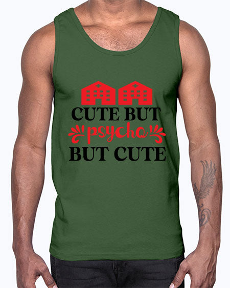 cute but psycho but cute 277#- general science- Cotton Tank