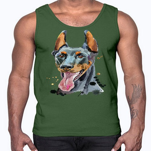 dog 105#- dogs- Cotton Tank