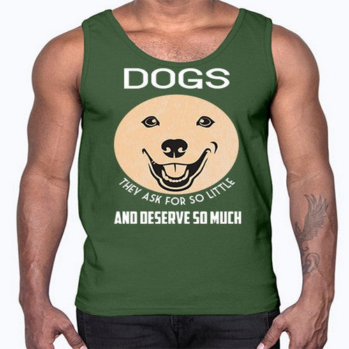 dog 115#- dogs- Cotton Tank