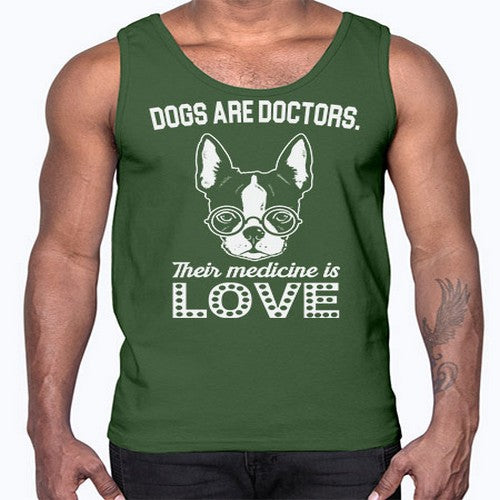 dog 116#- dogs- Cotton Tank