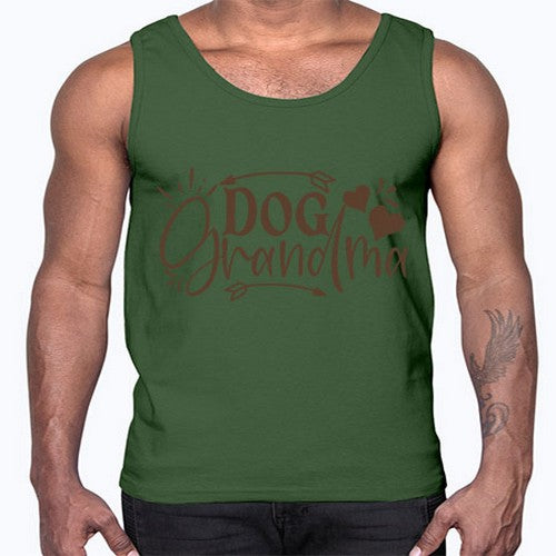 dog grandma 21#- dogs- Cotton Tank