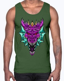 dragon 175#- dragon- Cotton Tank