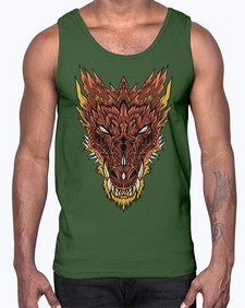 dragon 176#- dragon- Cotton Tank