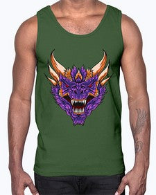 dragon 183#- dragon- Cotton Tank