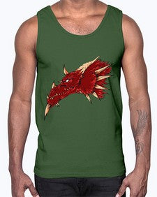 dragon 185#- dragon- Cotton Tank