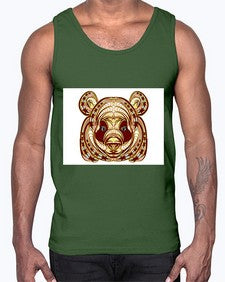 ethnic panda 434#- mandala- Cotton Tank