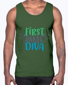 first grade divaa 129#- first grade- Cotton Tank