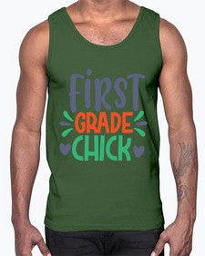 first grade divaaaa 131#- first grade- Cotton Tank