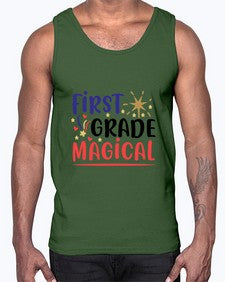 first grade magical 149#- first grade- Cotton Tank