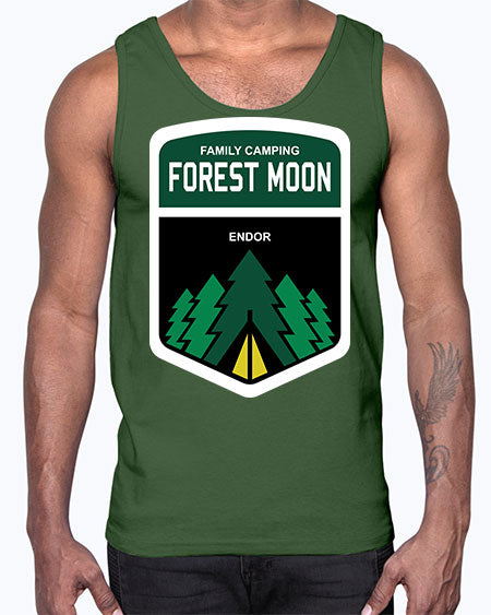 forest moon 8#- moon- Cotton Tank