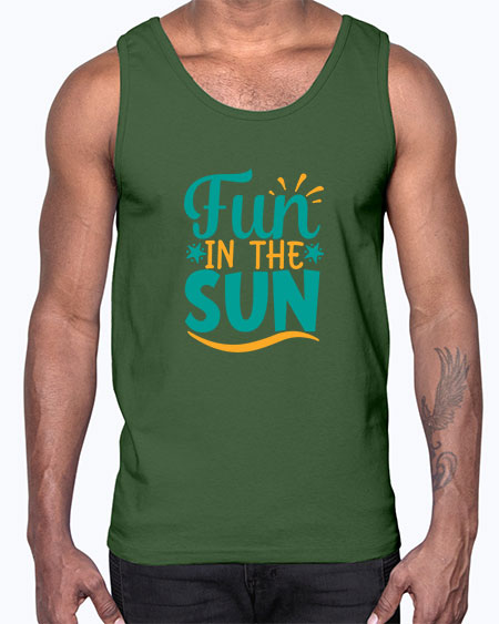 fun in the sun Style 103#- summer- Cotton Tank