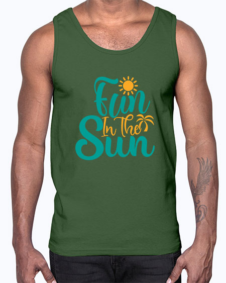 fun in the sun Style 104#- summer- Cotton Tank
