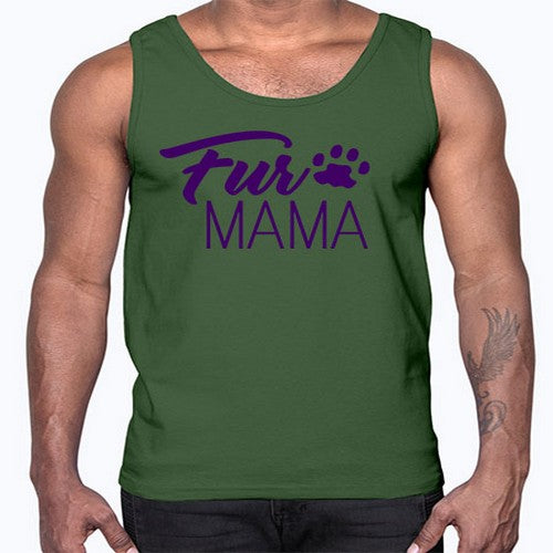 fur mama- dogs- Cotton Tank