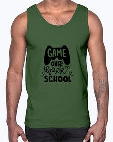 game over back to school 217#- general school- Cotton Tank