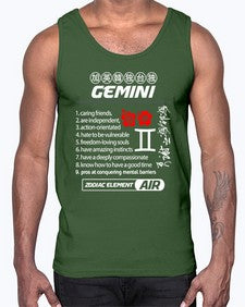 gemini 242#- gemini- Cotton Tank