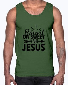 hallo coffee 1028#- tea- Cotton Tank