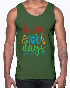 happy one hundred days 244#- one hundred days- Cotton Tank