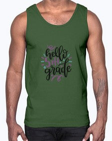 hello fifth grade 262#- fifth grade- Cotton Tank