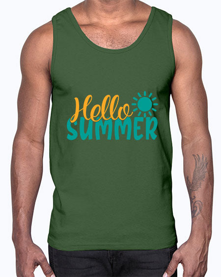hello summer Style 98#- summer- Cotton Tank