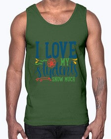 i love my students snow much Style 202#- teacher- Cotton Tank