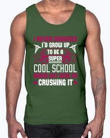 i never dreamed id grow up Style 911#- nurse- Cotton Tank