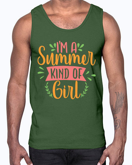 im a summer kind of girl 94#- summer- Cotton Tank