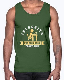 incognito ive seen some crazy shit 31#- computer- Cotton Tank