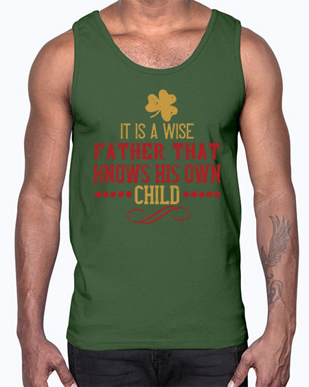 it is awish father Style 129#- kids- Cotton Tank