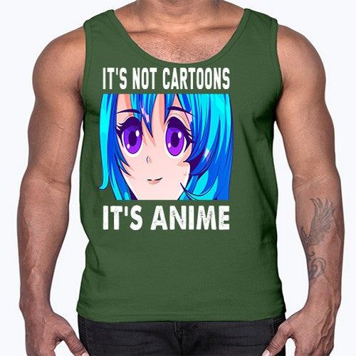 its not cartoons its anime253#- anime- Cotton Tank