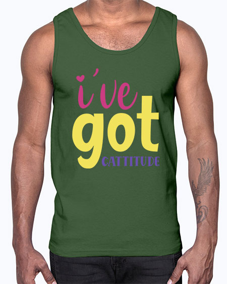 ive got cattitude Style 133#- baby- Cotton Tank