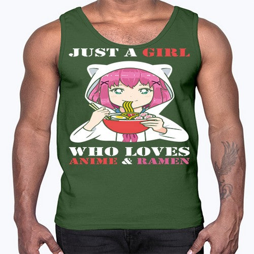 just a girl who loves anime and ramen258#- anime- Cotton Tank
